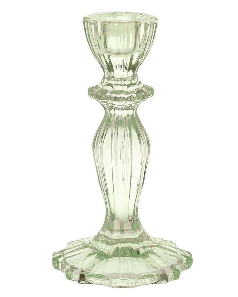 Tall Glass Candlestick-Talking Tables-My Beautiful Caravan
