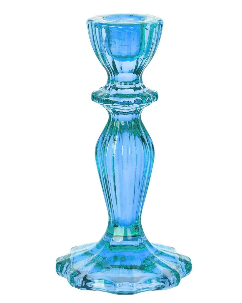 Tall Glass Candlestick-Talking Tables-My Beautiful Caravan
