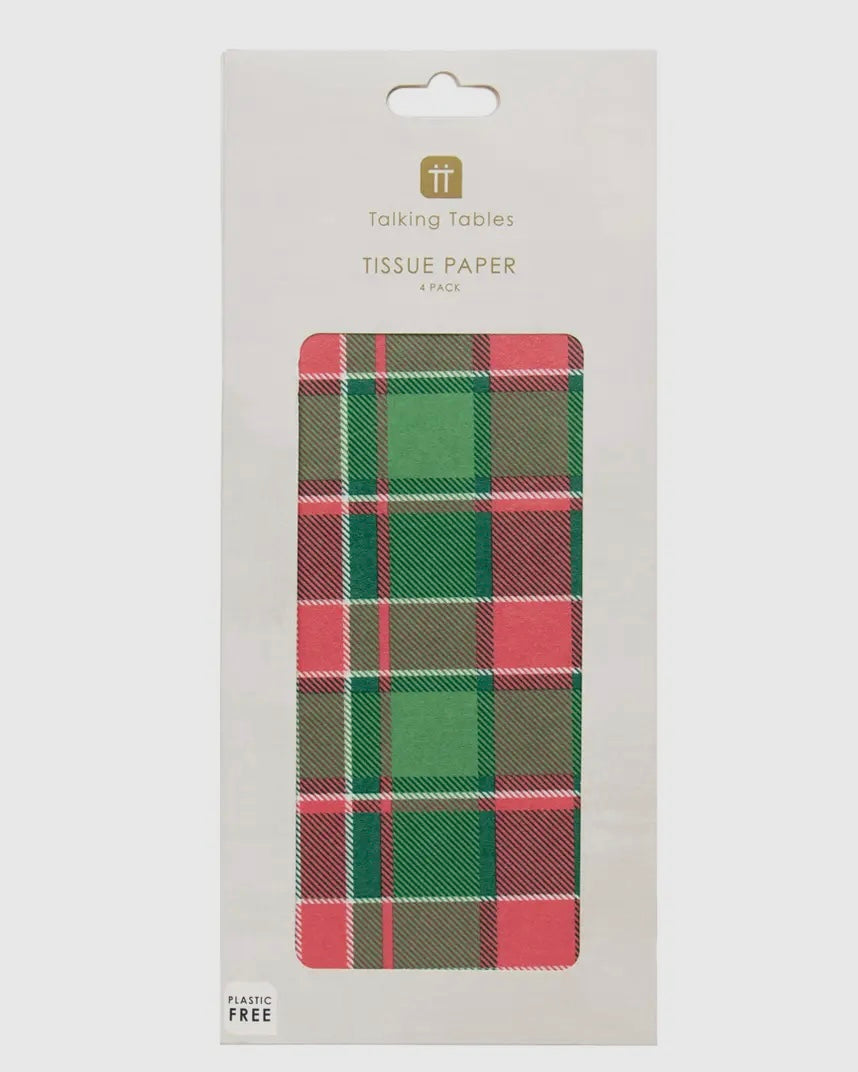 Tartan Tissue Pack-Talking Tables-My Beautiful Caravan
