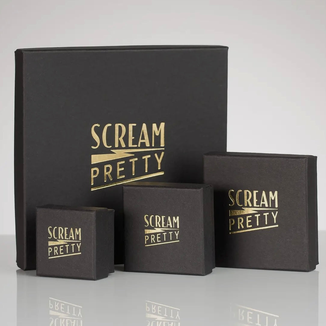 Teardrop Single Earring (Flat Backed)-Scream Pretty-My Beautiful Caravan