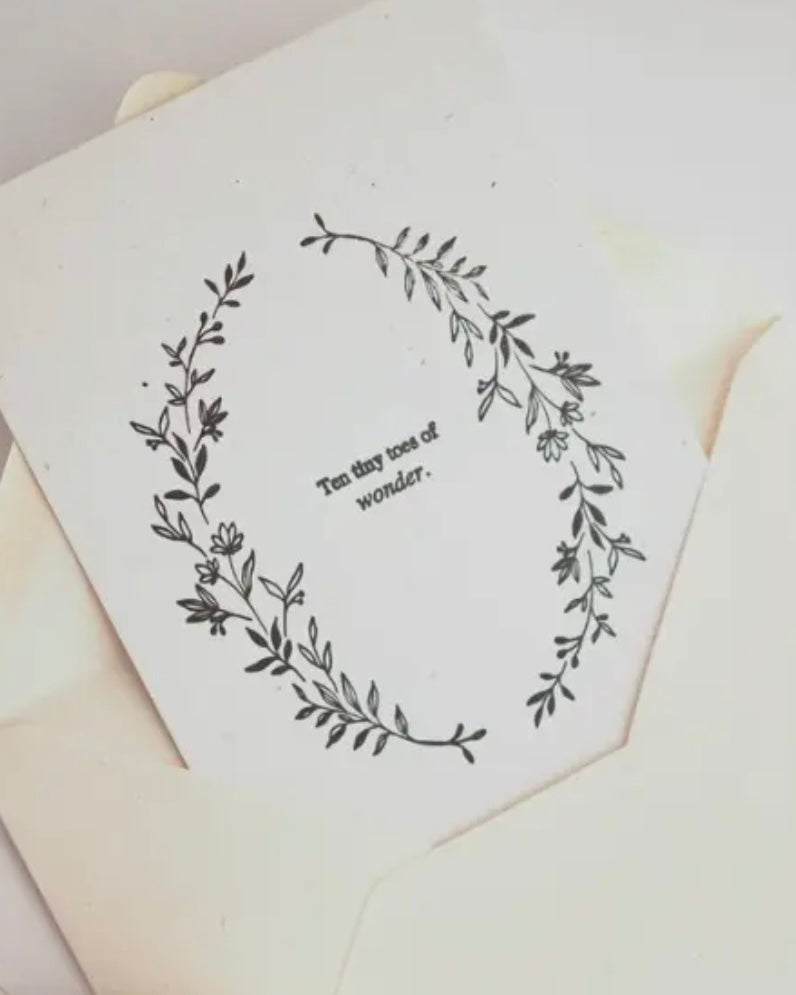 Ten Tiny Toes Card-Soch & Co-My Beautiful Caravan