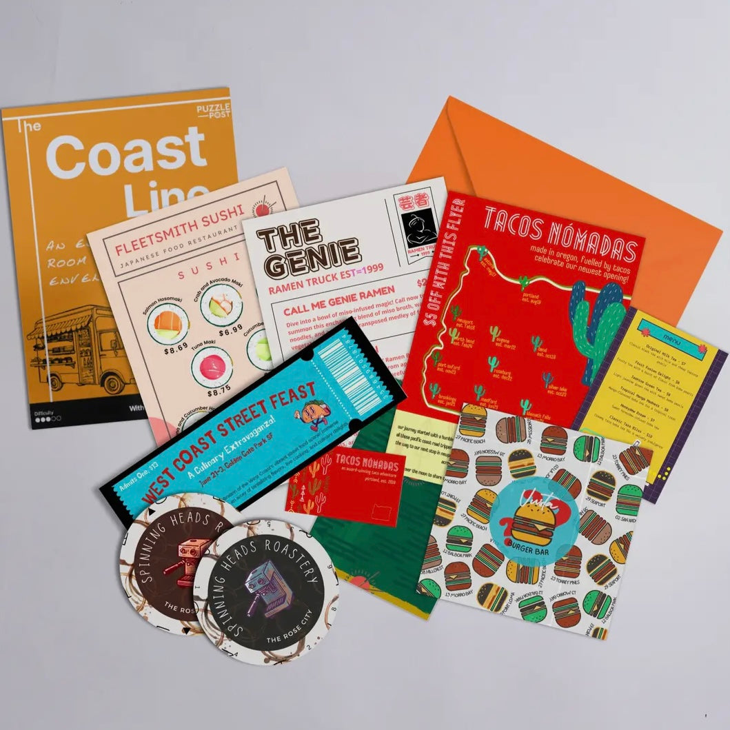 ‘The Coast Line’ Escape Room In An Envelope-Puzzle Post-My Beautiful Caravan