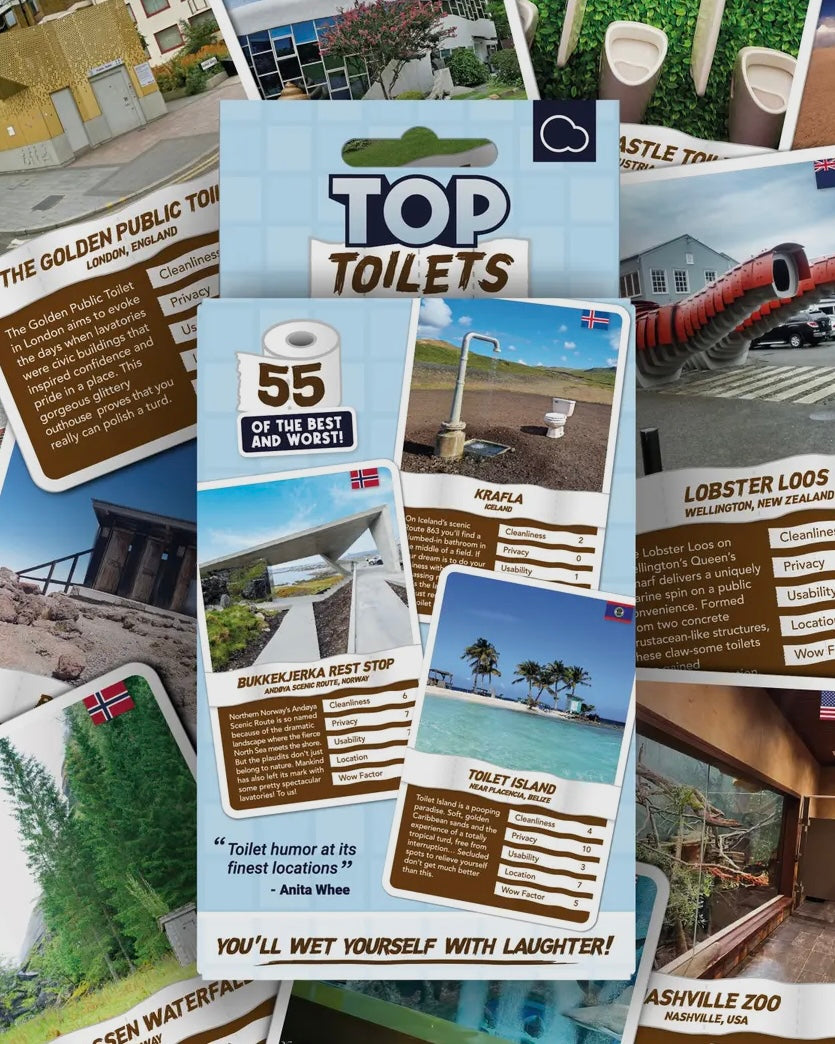 Top Toilets Card Game-Bubblegum Stuff UK-My Beautiful Caravan