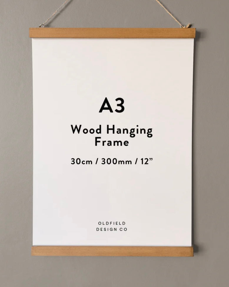 Wood & Magnet Hanging Poster Frame-Oldfield Design Co-My Beautiful Caravan