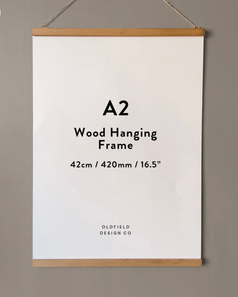 Wood & Magnet Hanging Poster Frame-Oldfield Design Co-My Beautiful Caravan