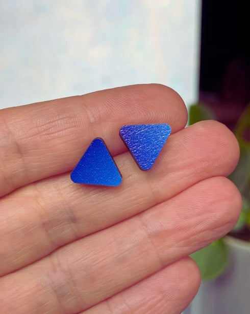 Wooden Stud Earrings-Izzy Daze-My Beautiful Caravan