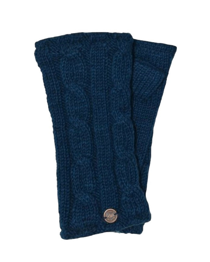 Wool Wristwarmers-Black Yak-My Beautiful Caravan
