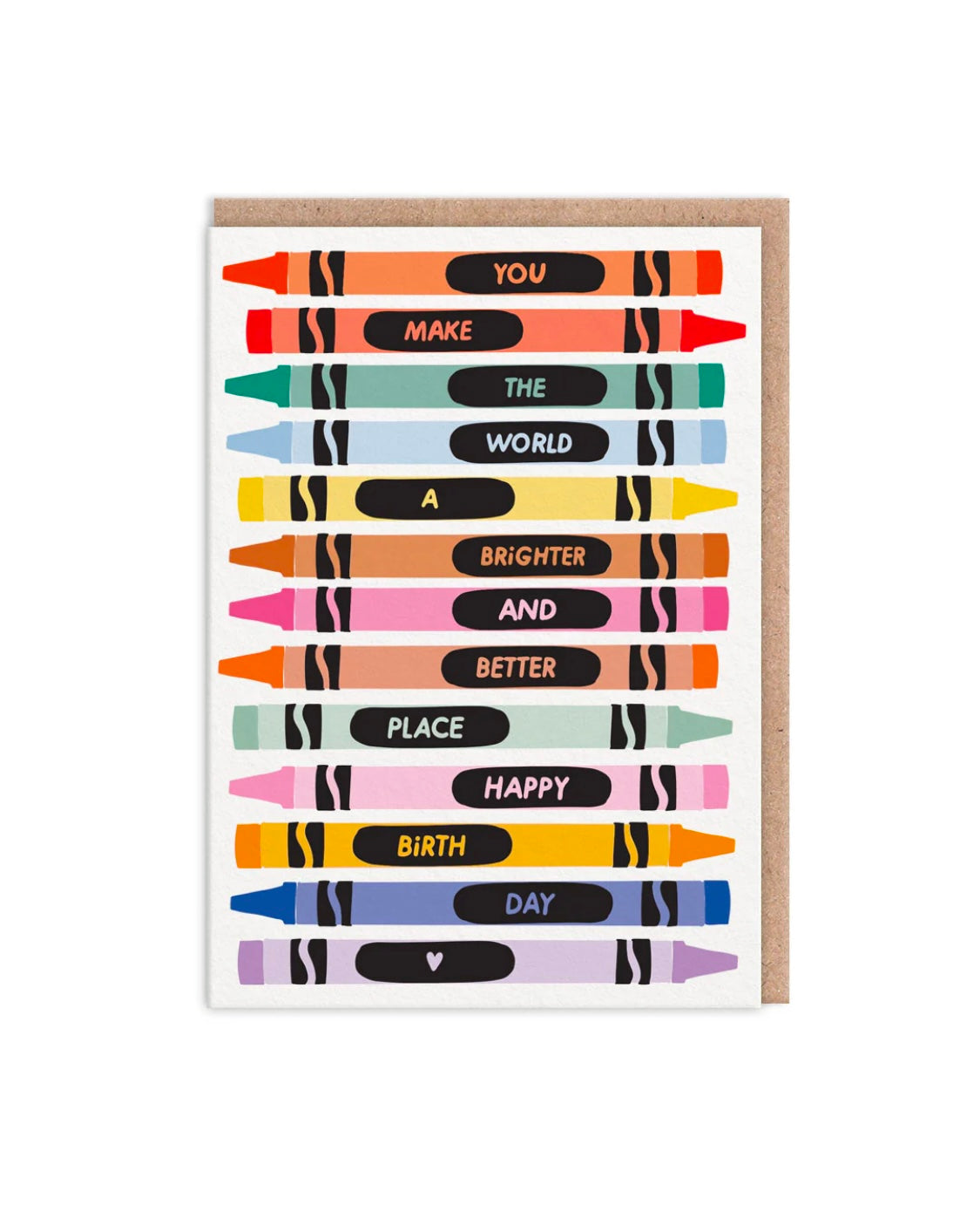 You Make The World A Better Place Birthday Card-Ohh Deer-My Beautiful Caravan