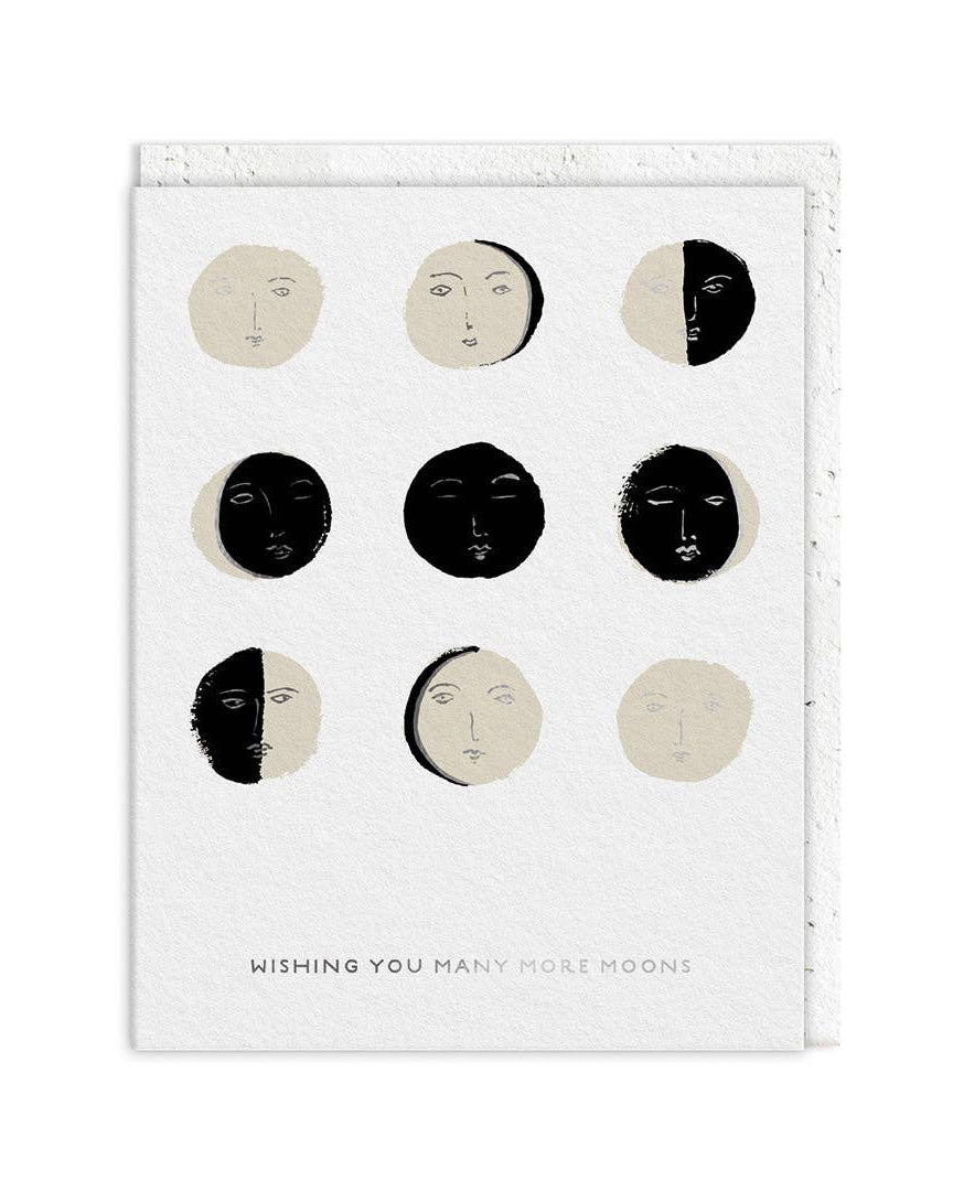 Wishing You Many More Moons Card