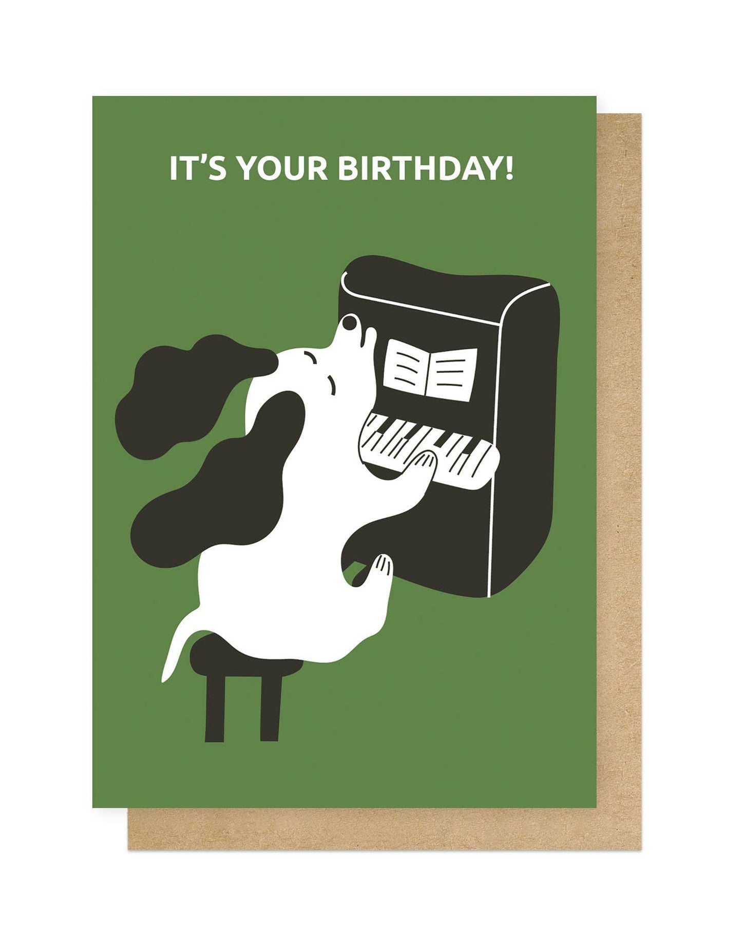 Singing Dog Birthday Card