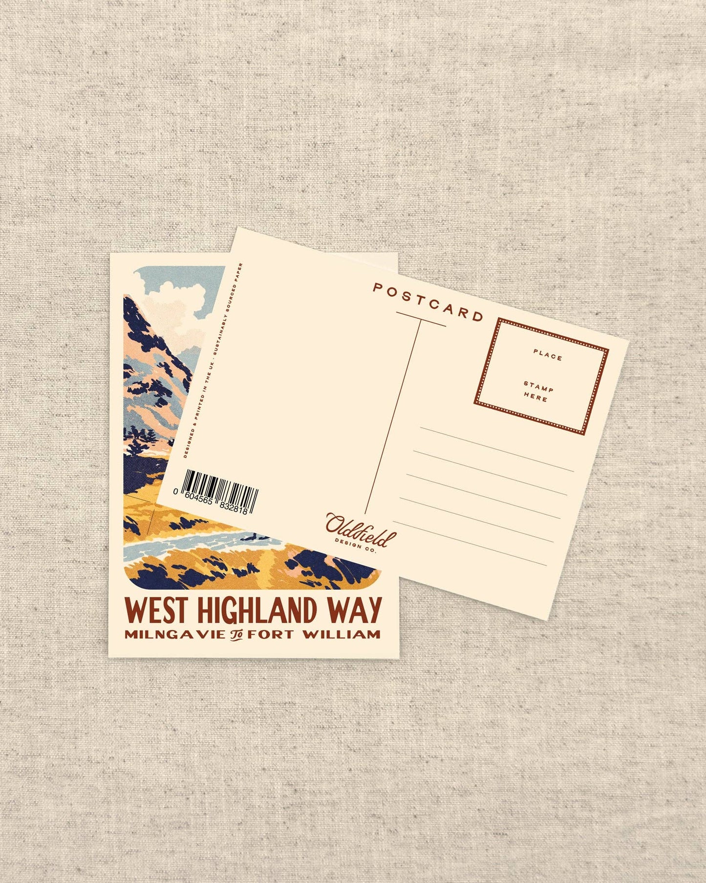 Vintage West Highland Way Postcard