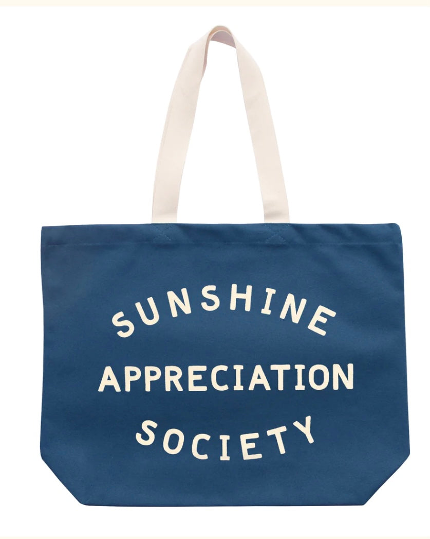 Sunshine Appreciation Society Canvas Tote
