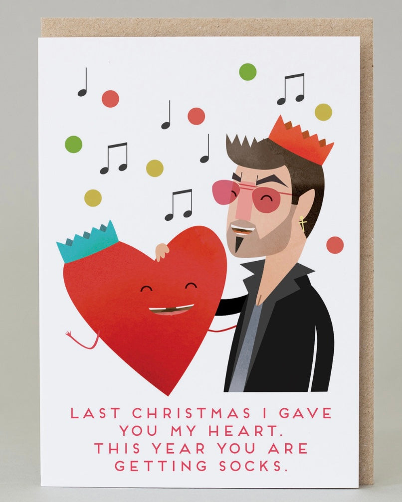 Last Christmas George Michael Christmas Card