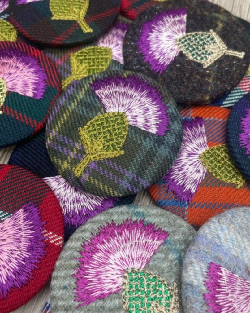 Thistle Pocket Mirror