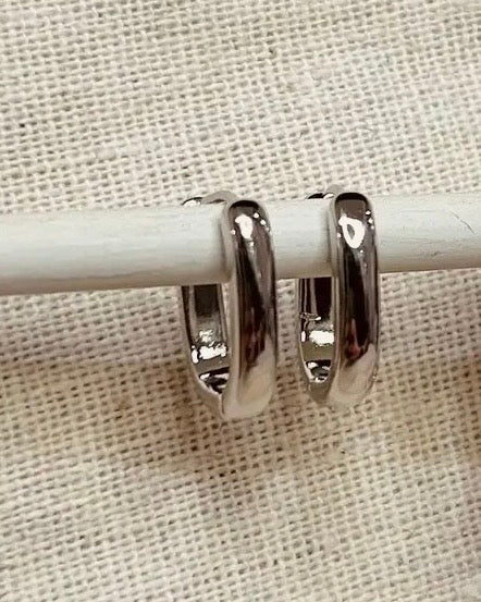 Oval Hoop Earrings