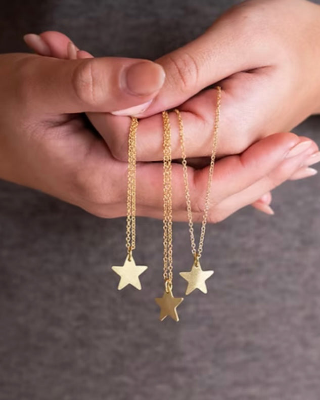 Reward Gold Star Pendant Necklace