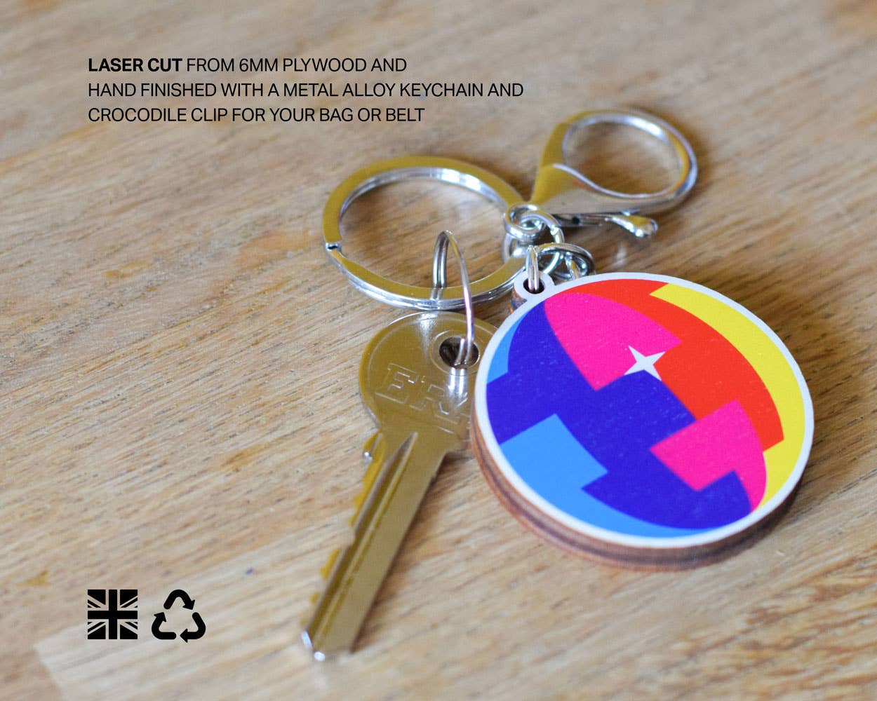Disco ball keyring