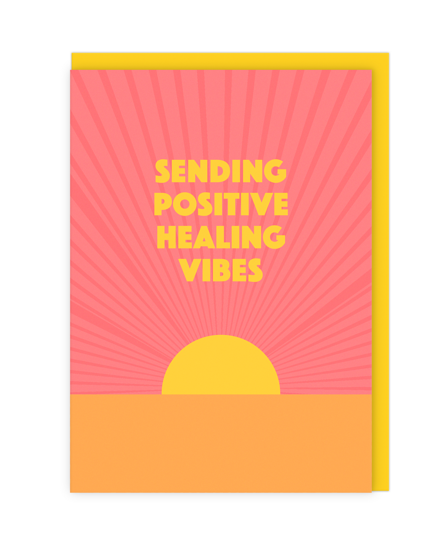 Sending Positive Healing Vibes Get Well Soon Card
