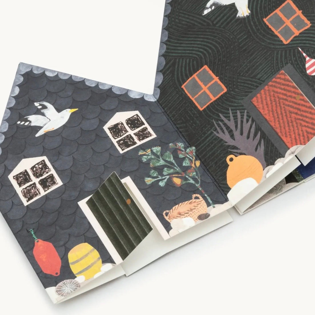 Fisherman’s Huts Concertina Card
