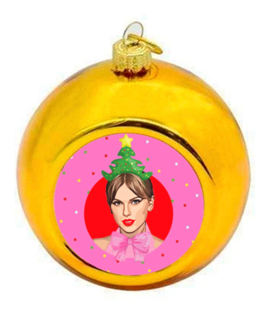 Taylor Swift Christmas Bauble