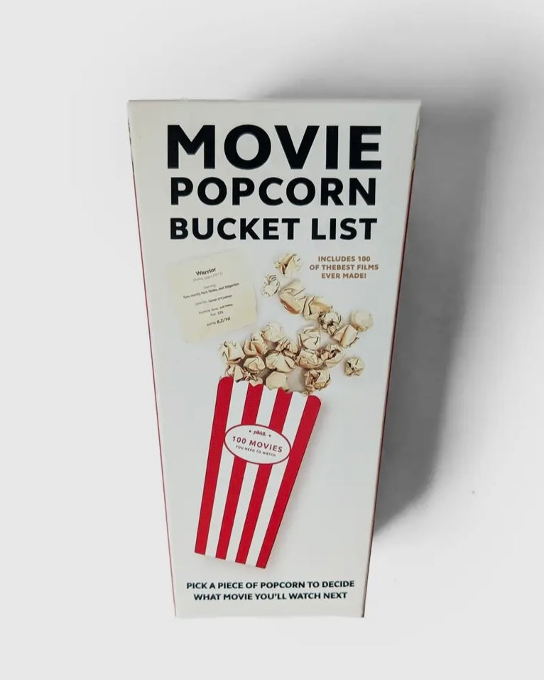 Movie Popcorn Bucket List
