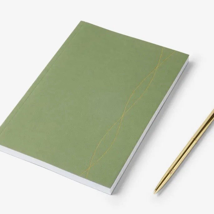 A5 Green Dotted Notebook