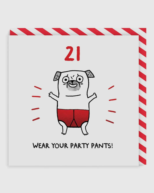 21 Party Pants Gemma Correll Card-Ohh Deer-My Beautiful Caravan