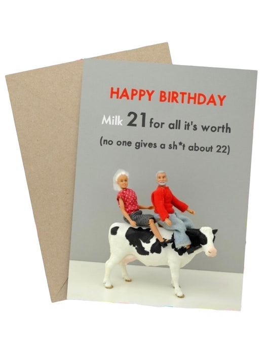 21st Birthday Card - Jeffrey & Janice-Bold & Bright-My Beautiful Caravan