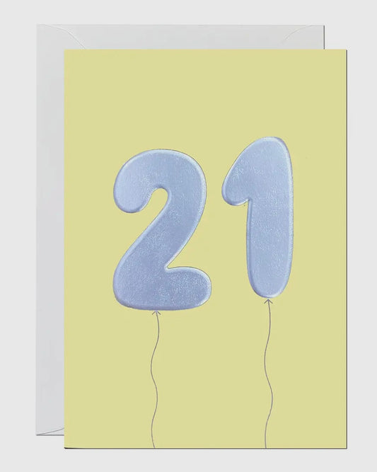 21st Birthday Card-Ricicle Cards-My Beautiful Caravan