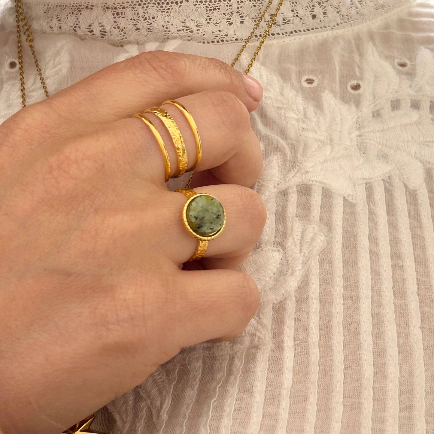 Triple Band Ring (Adjustable)