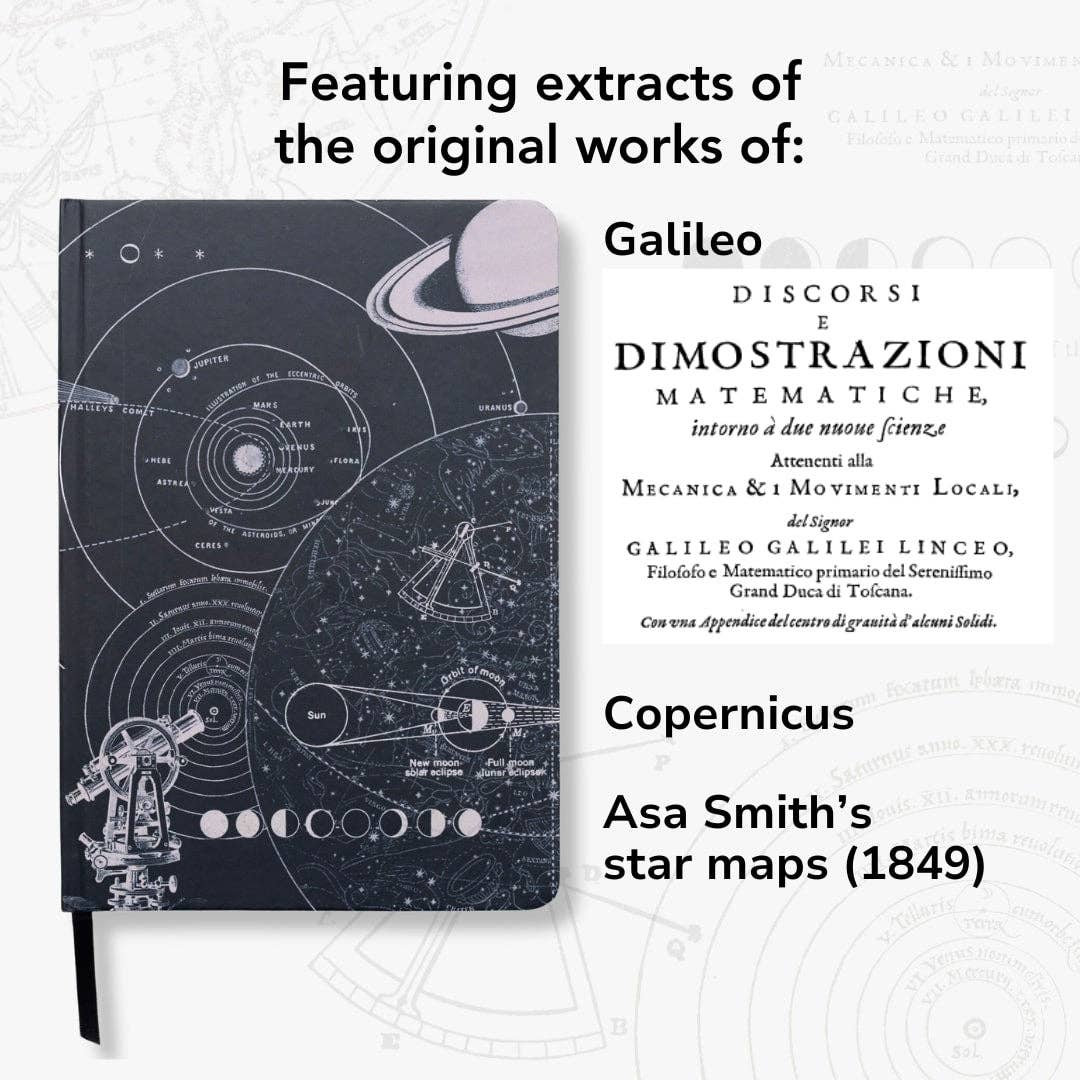 Astronomy A5 Hardcover Notebook