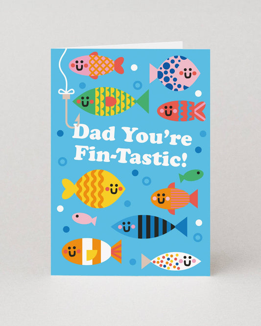 Dad You're Fin-Tastic Card