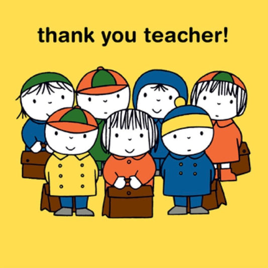 Dick Bruna Thank You Teacher Card