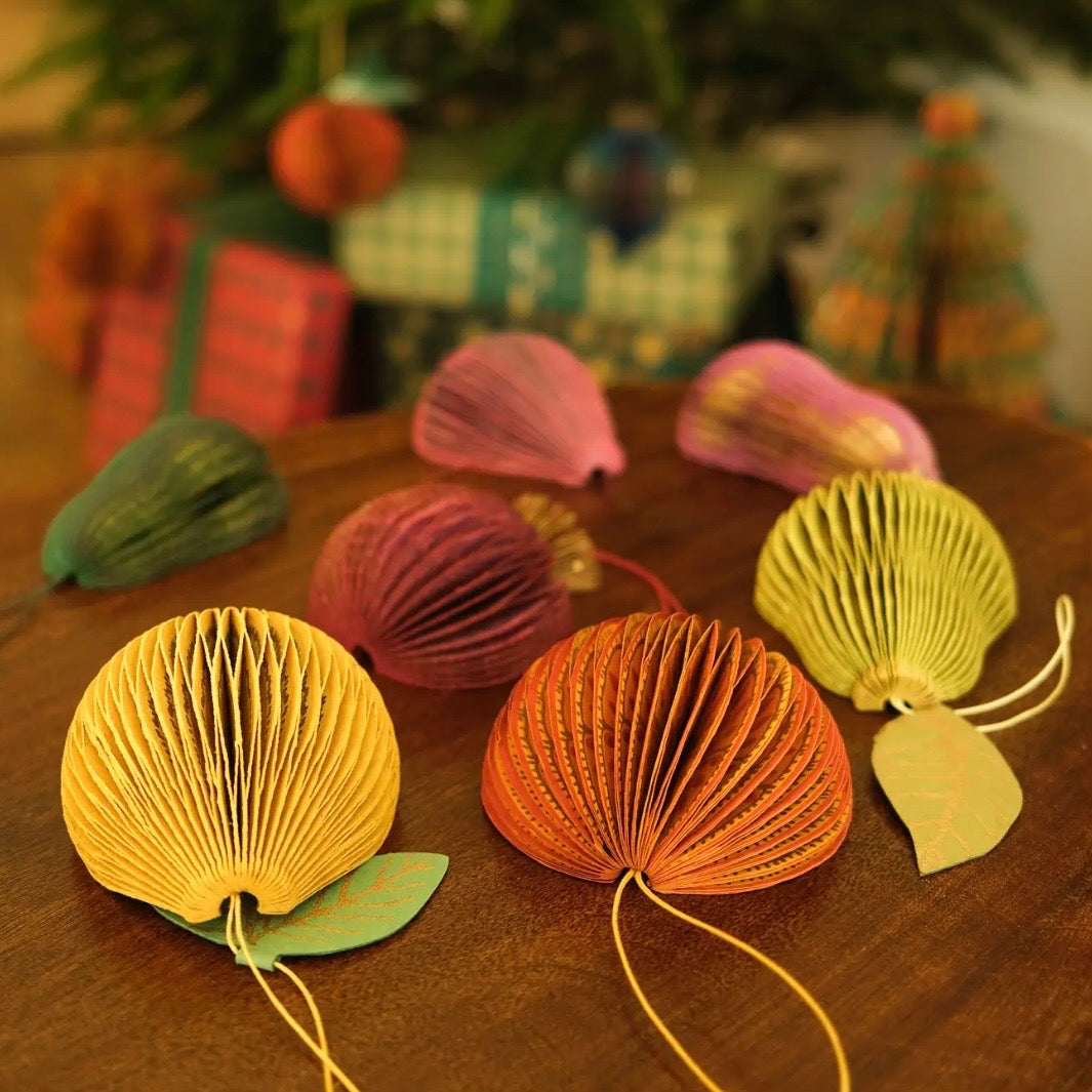 Lemon Honeycomb Ornament