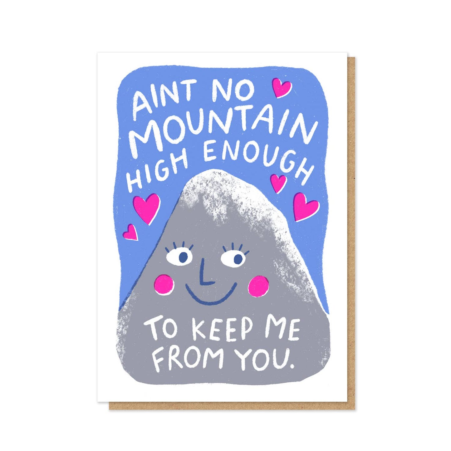 Mountain Letterpress Card