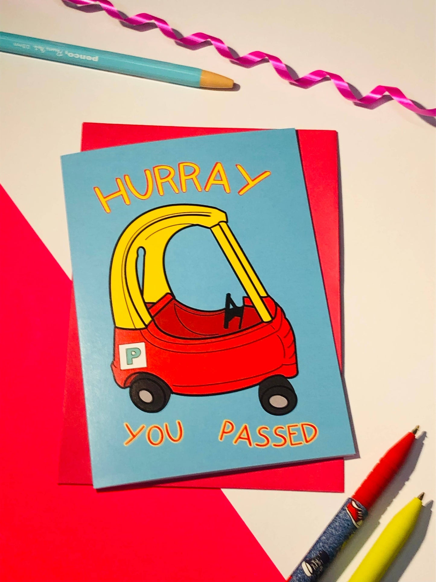 Driving Test Pass Congratulations Card