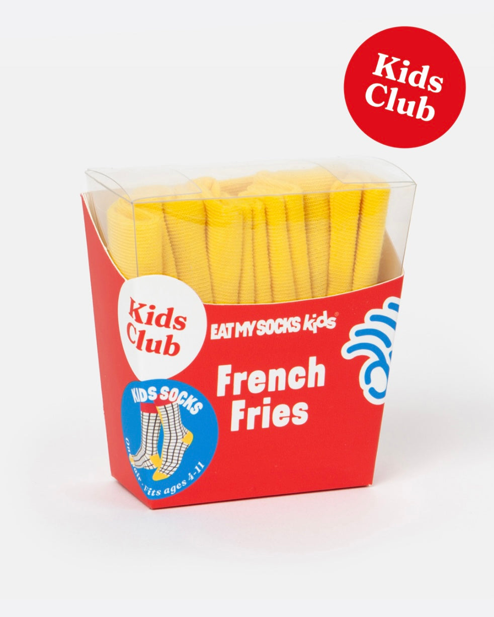 French Fries Kids Socks