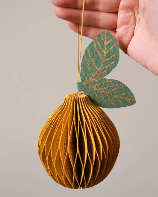 Lemon Honeycomb Ornament