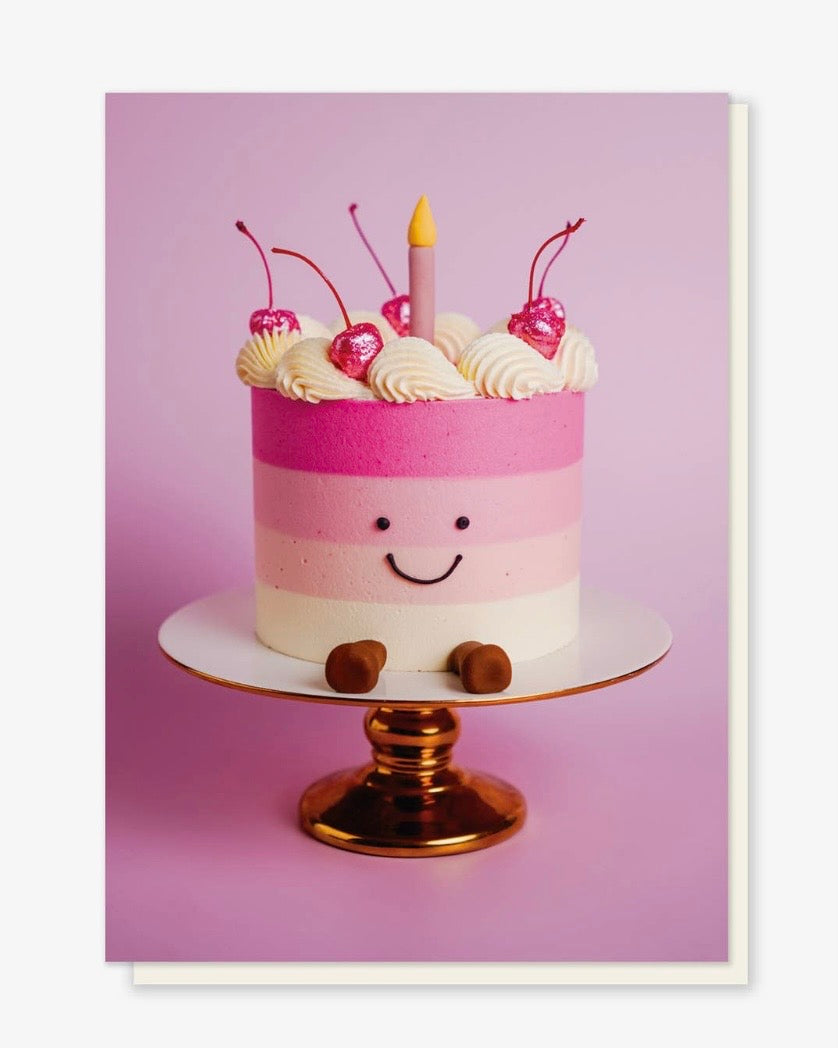 Cute Cake Birthday Card