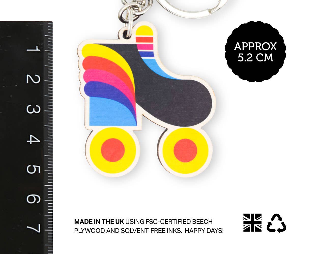 Skate keyring