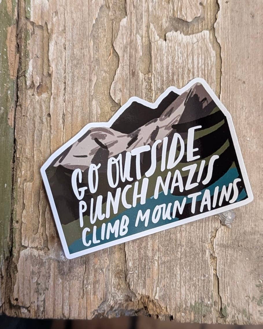 Climb Mountains Sticker 