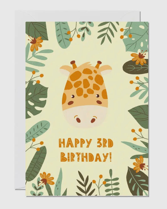 3rd Birthday Card-Ricicle Cards-My Beautiful Caravan