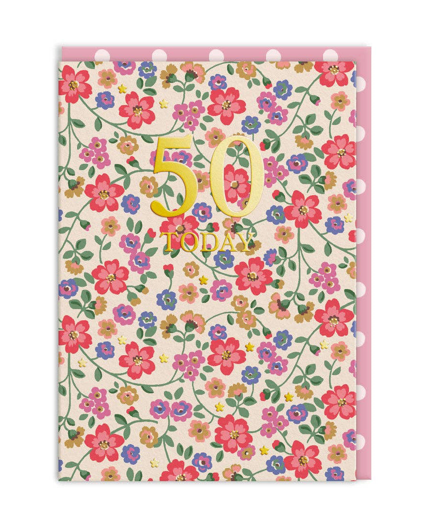 Cath Kidston 50 Today Card