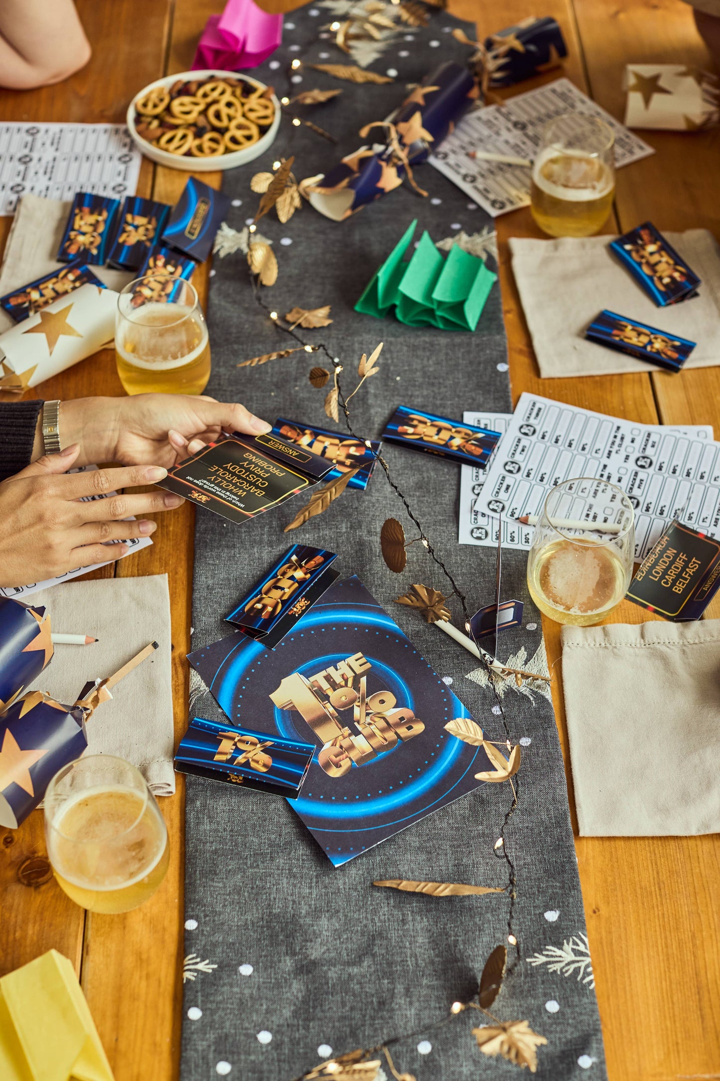 The 1% Club Christmas Crackers