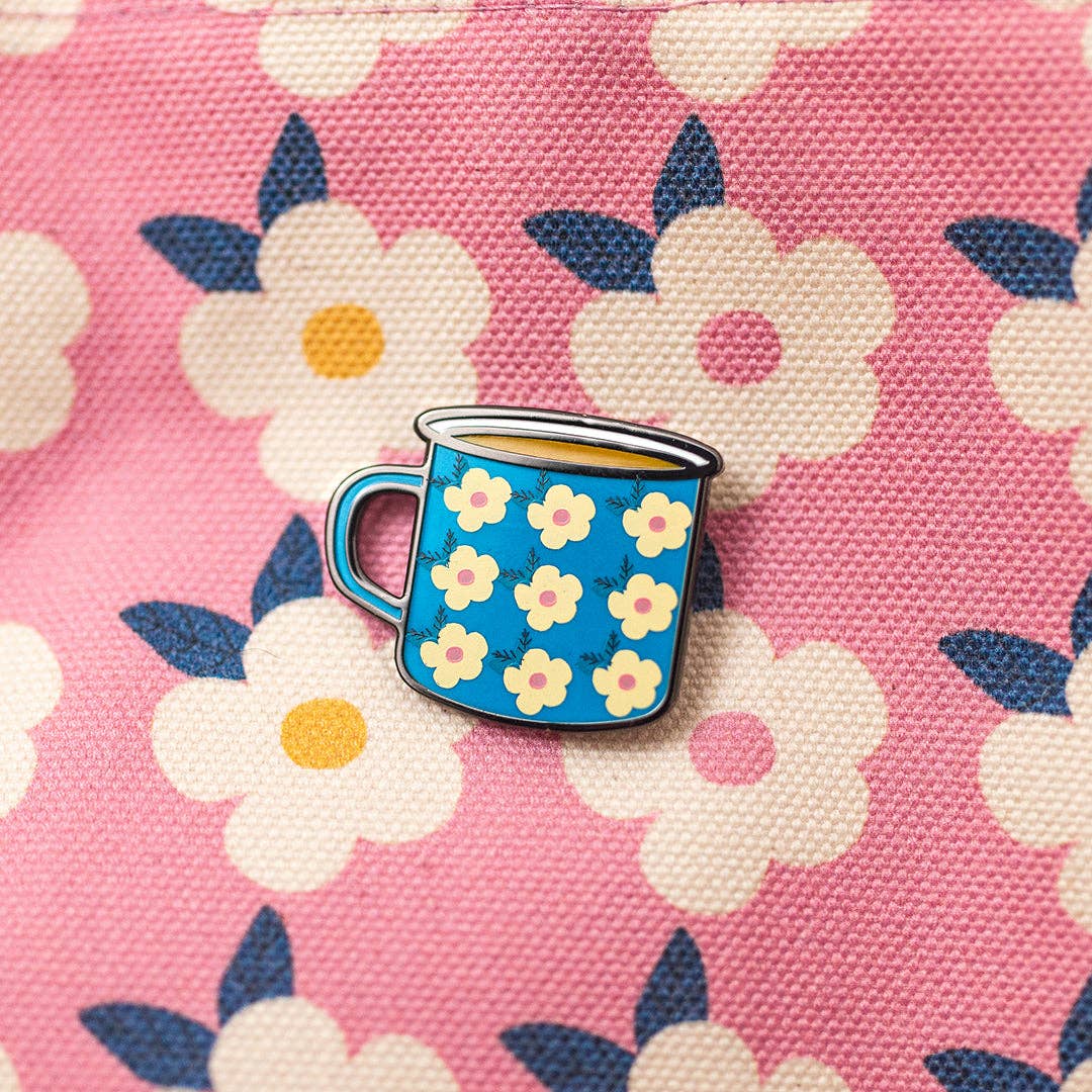 Happy Cup Enamel Pin Badge