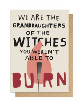 Granddaughters of Witches Greetings Card