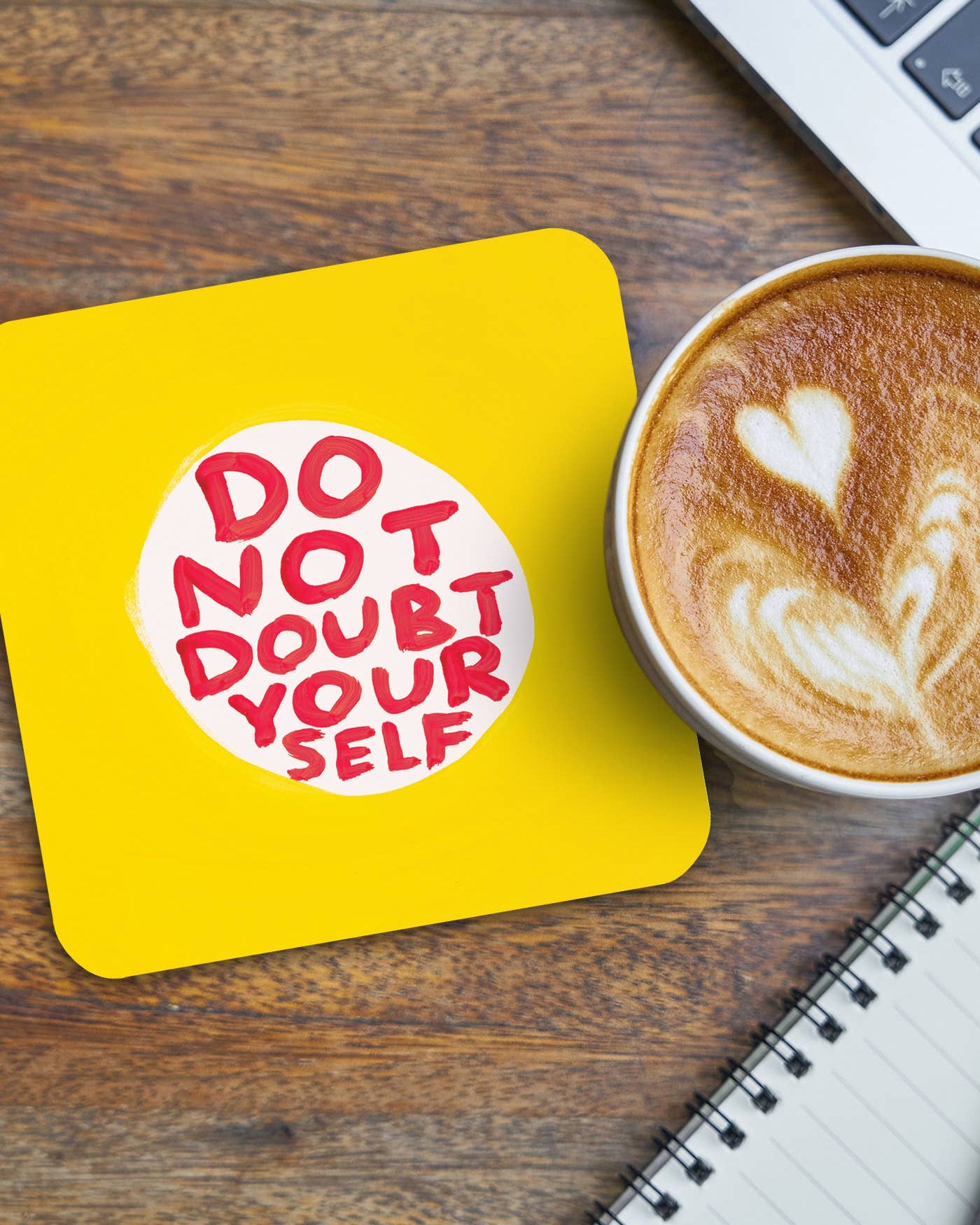 David Shrigley Coaster - Do Not Doubt Yourself