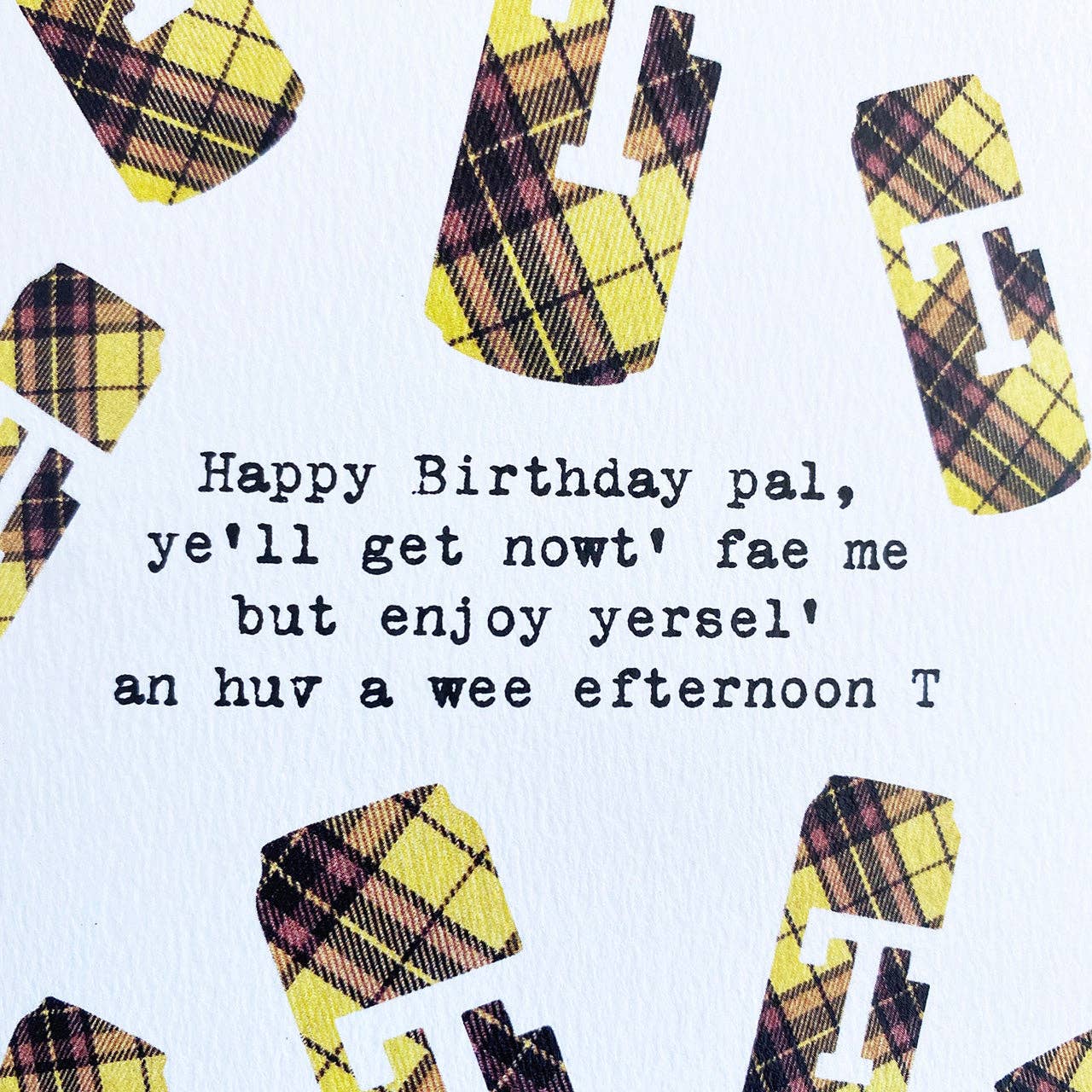 ‘Efternoon T’ Birthday Card