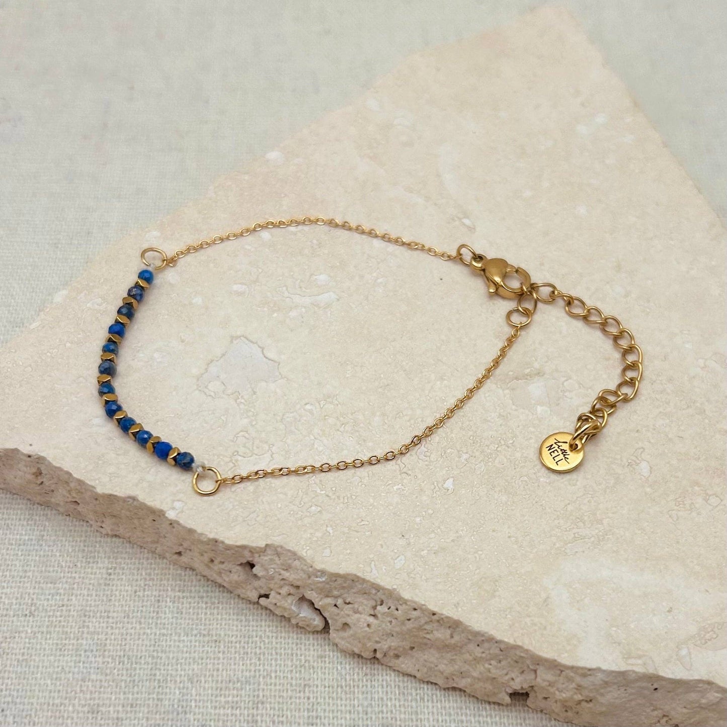 Lapis Bead Bracelet