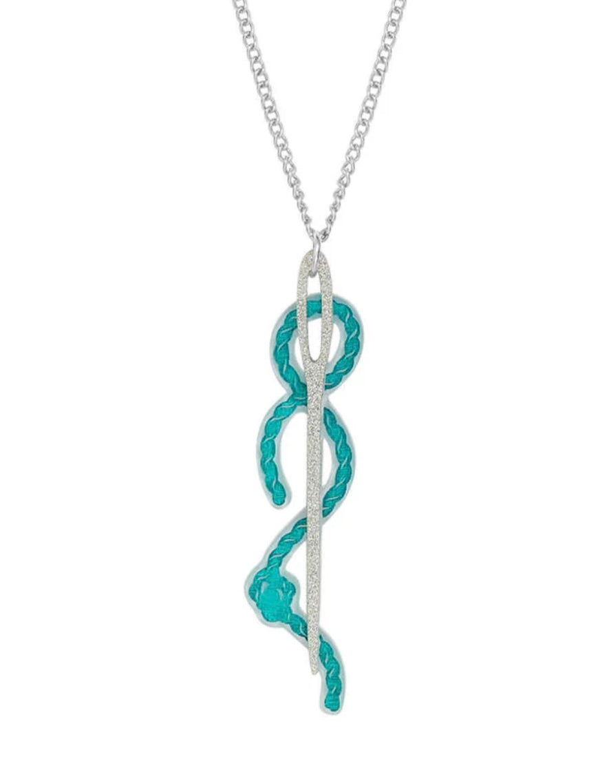 Needle & Thread Pendant Necklace